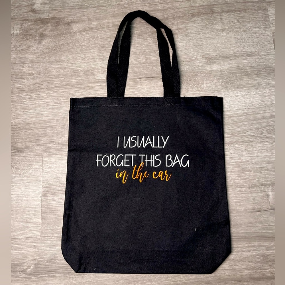 Black Grocery Tote
